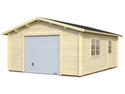 Roger Palmako garagem de madeira com 23,9m2 450x550cm porta basculante