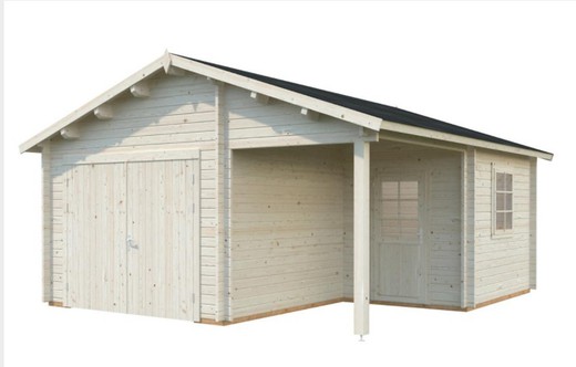 Roger Garage 21,9 + 5,2 m² Palmako Porte Bois