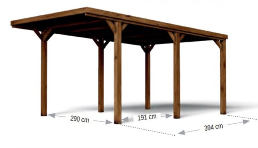 Garage VICTOR 322x511xH252 cm