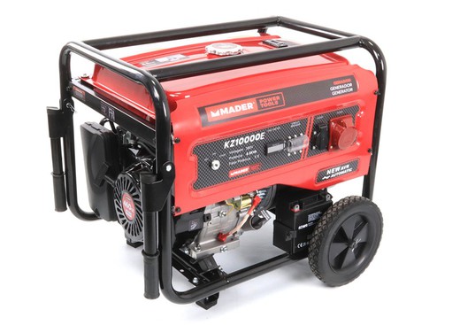 Generator, trefas, 8,5 Kva - MADER® | Elverktyg