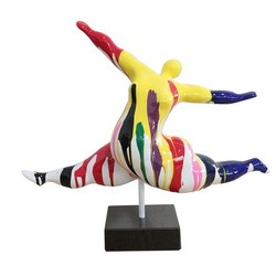 Figurine Féminine Kuatéh Ginger 53x20x46 cm Multicolore