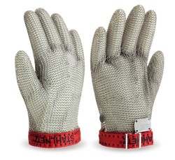 Stahlenetz 5 * roestvrijstalen metalen mesh handschoen
