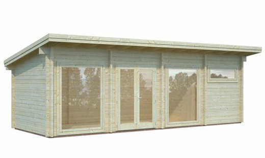 Heidi houten hut 19,7m²