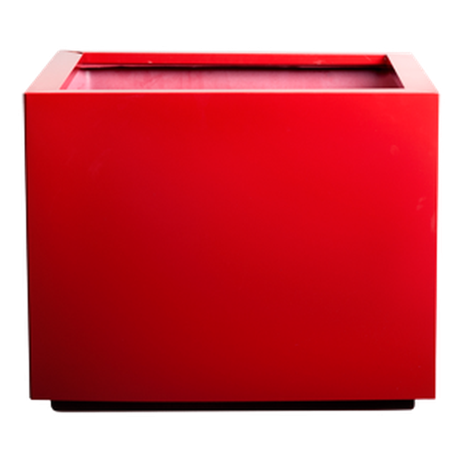 Hidrojardinera Hobbyflower Steel Plus 50x50x45cm color Rojo