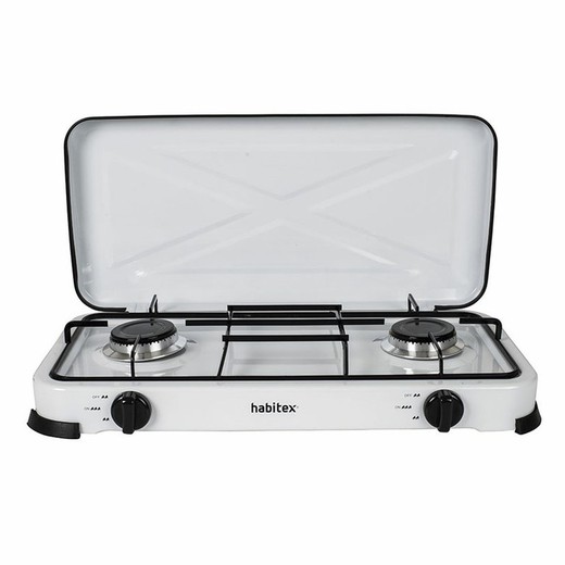 Gas stove with two burners habitex