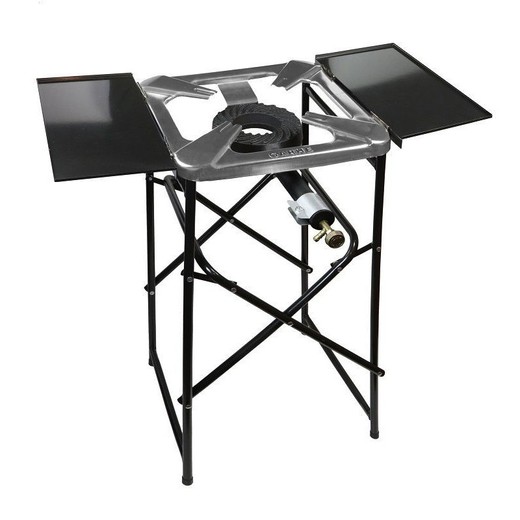 Garhe Dante Chrome Folding Table Stove