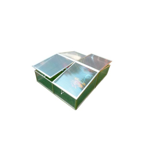 Gardiun Jaca II Greenhouse 108x108x40 cm 2 waters Transparent Polycarbonate