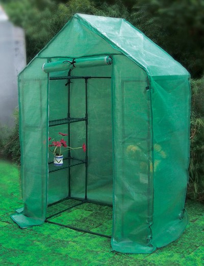 Greenhouse PE 143 x 143 x 195 with winds greater stability resistant PE