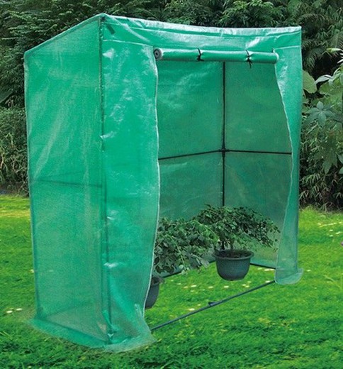 Invernadero PE tomateras 78 x 200 x 200 cm con vientos Biotop