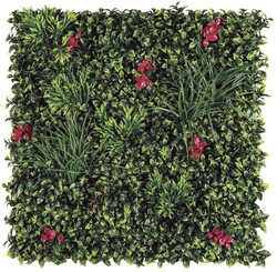 Jardim vertical Nortene Villa com imitação de flores buganvílias 1 m2