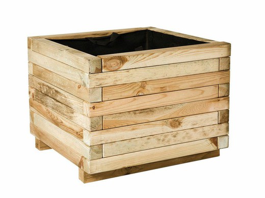 Square wooden planter of various sizes Catral