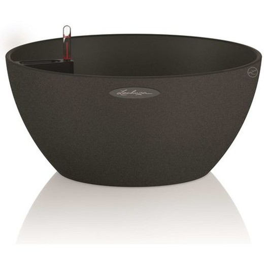 Cubeto 40 planter various colors graphite and beige sand