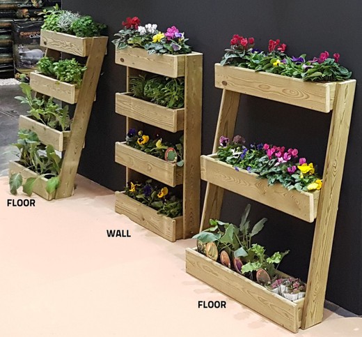 Wooden planter Stand line
