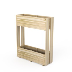 Koma planter with 2 levels (120 liters) 100x30x120 cm