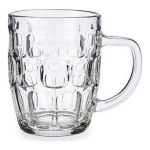 Vivalto Beer Mug (520 ml) Transparent Glass Crystal