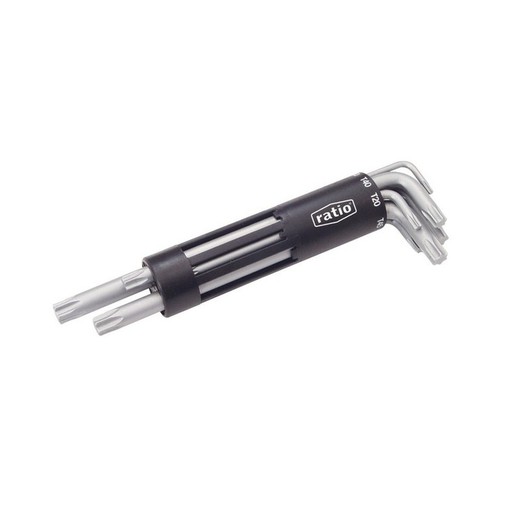 Set of 8 Torx T10-T50 Ratio keys