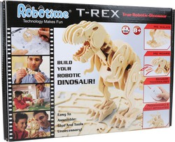 Wooden building set TRex Dino Robot remote control Small Foot 6945
