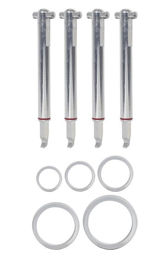Extraction foot set for ball bearing extractors "PULLPO"