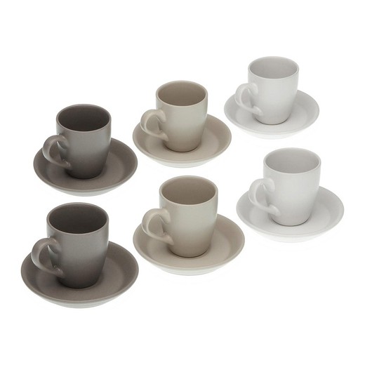 Ensemble de tasses à café en céramique (12 pièces)