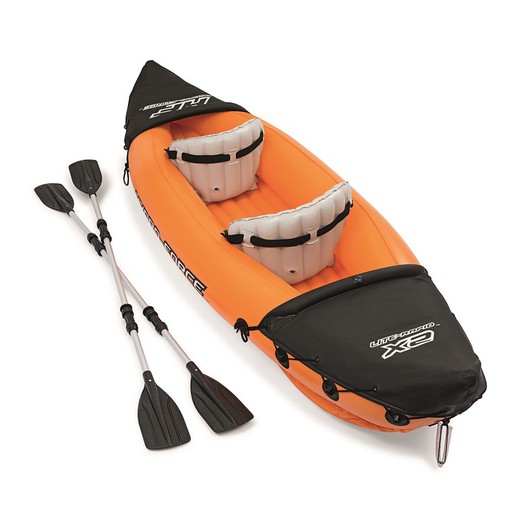 Kayak Gonflable Bestway Hydro-Force Lite-Rapid 321x88x42 cm 2 Personnes 2 Pagaies