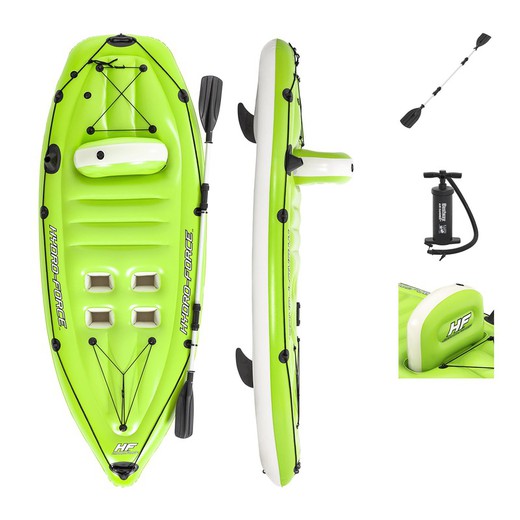 Kayak Gonflable Bestway Hydro-Force Koracle 270x100 cm Individuel Pagaie et Pompe