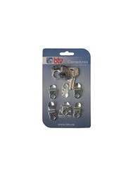 Kit serratura-1 Chrome Postman BTV