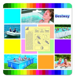 Bestway kit de reparo adesivo subaquático 10 unidades