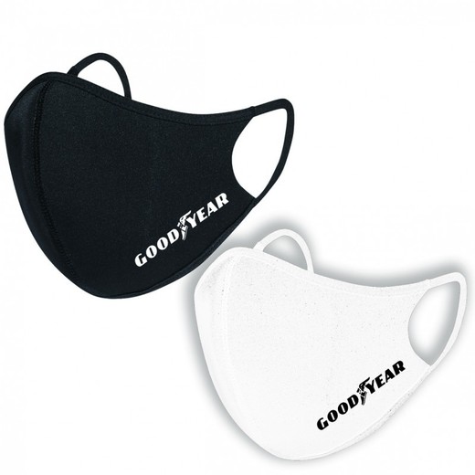 Good Year Neopren Mask Kit (Vit / Svart) 2 u.