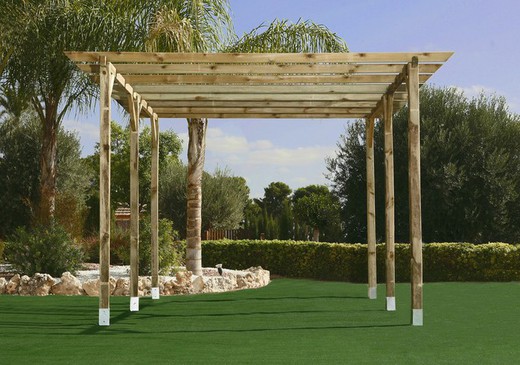 Pergola madera aki