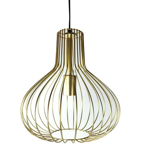 Metal Doree Pendant Lamp 30x60 cm.