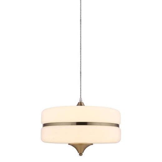 Hanglamp Sarod-Wit en goud D40