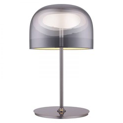 Lampe de table mod. Raychel.-or rose + cognac D36 H 60