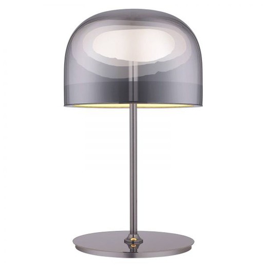 Table lamp mod. Raychel.-Rose gold + cognac D36 H 60