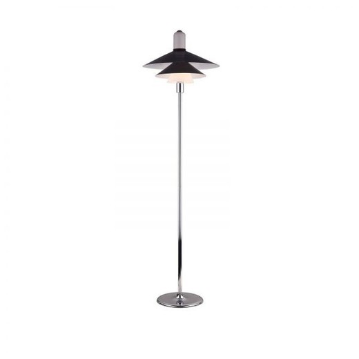 Brunt golvlampa i glas 45x160 cm