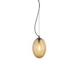 Lampe Suspension Ambre Manict Ø23x35 cm