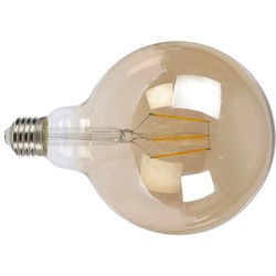 Lamp.Led Filam.Globo G125 6W 2500K Vint