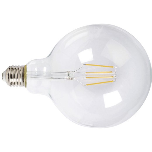 Lamp.Led Filam.Globo G125 6W 2700K Tran