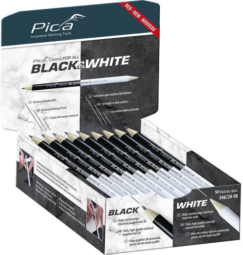 Universal pencil Black & White Classic 546