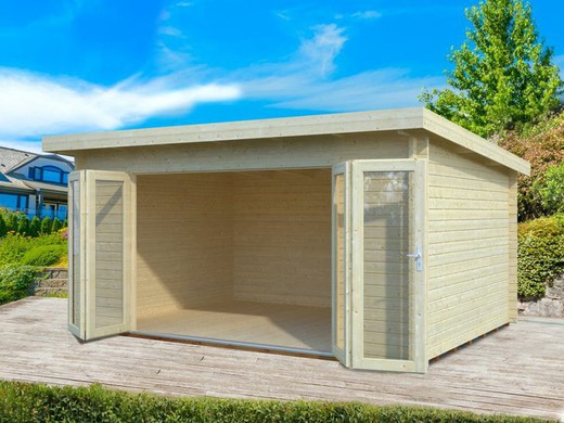 Houten hut Lea 14,2 m2