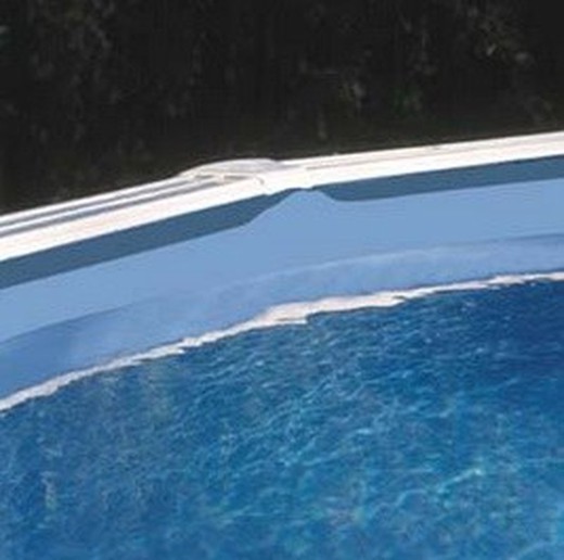 40/100 blauwe voering voor ovale zwembaden 120 cm hoog Gre