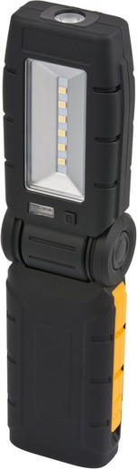 Torcia da lavoro multifunzione a LED con batteria ricaricabile HL DA 61 MH (280 + 70 lm)