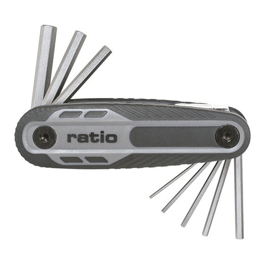 Inbussleutelset 8 Ratio Razor