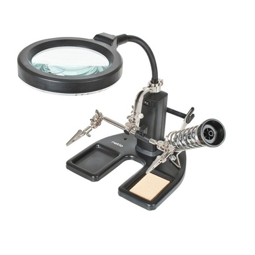 Led magnifier com suporte + profissional onças Ratio