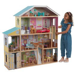 Casa delle bambole in legno So Chic con 46 accessori inclusi - KidKraft -  Giochi In Legno