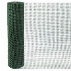Green square plastic mesh