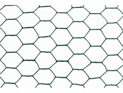 Plastificeret hexagonal metalnet