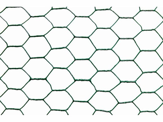Grillage métal plastifié - Maille Hexagonale Coloris Vert - Différentes Tailles
