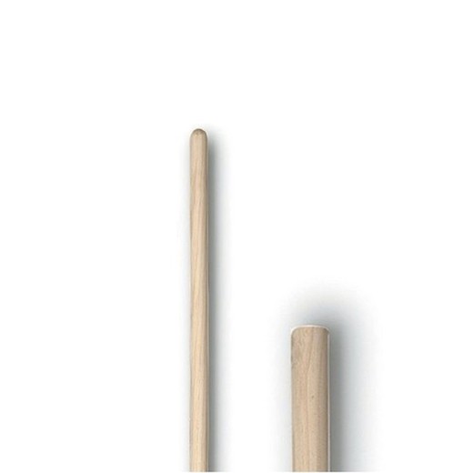 Porte-balai en bois avec manche en bois