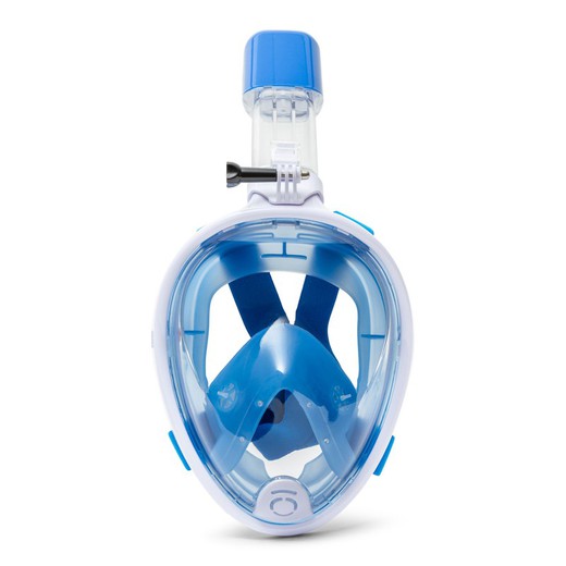 Maschera da snorkeling L / XL K2O PRO con tubo blu integrato