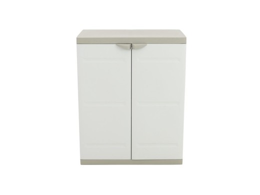 70 cm Plastiken Halbgarderobe aus Titanharz in Beige (70 x 44 x 88 cm)